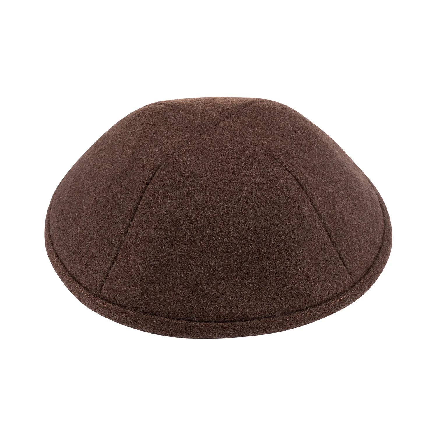 IKIPPAH SOLID WOOL YARMULKE - Image 4