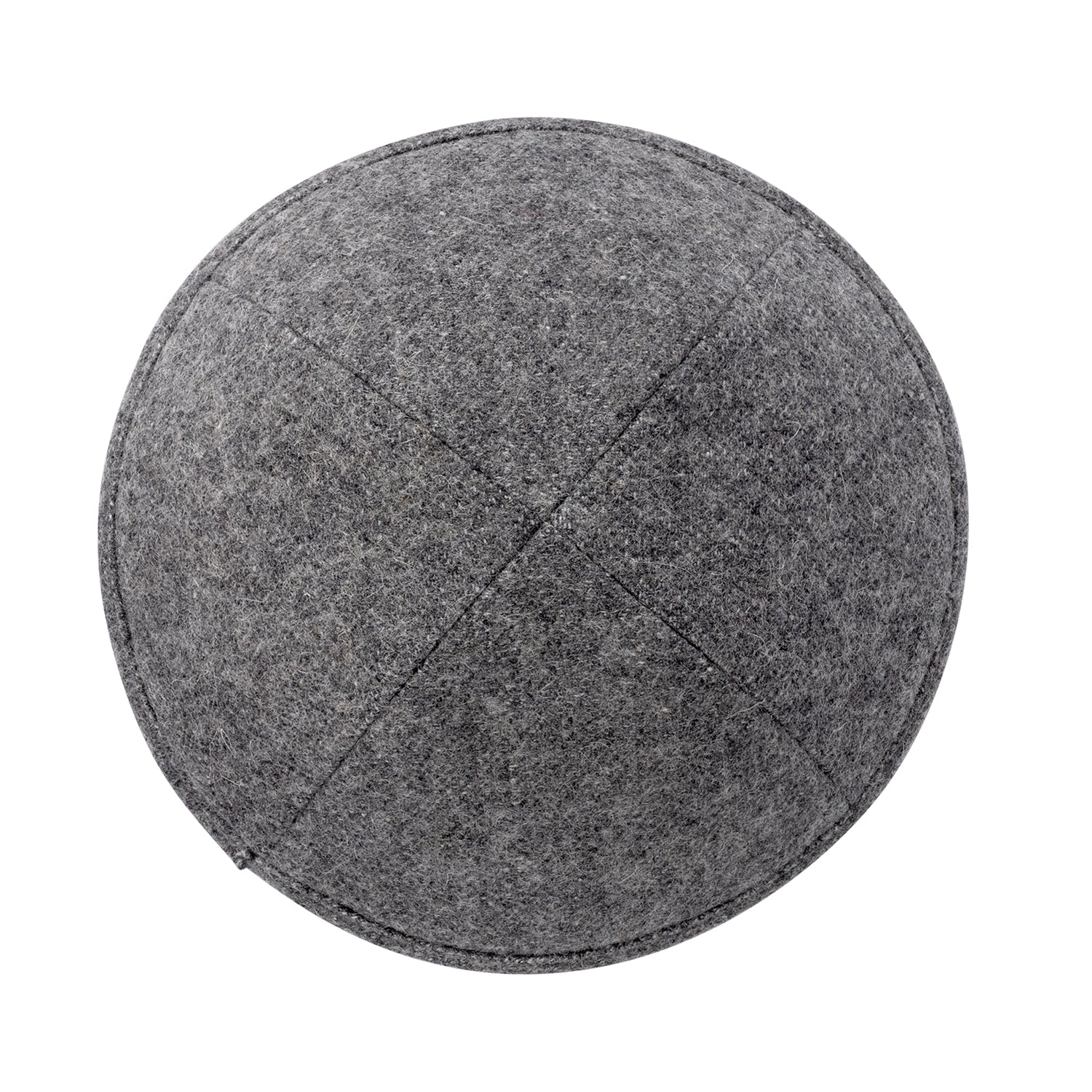 IKIPPAH SOLID WOOL YARMULKE - Image 7