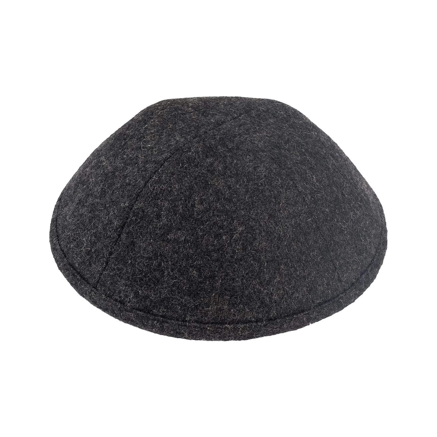 IKIPPAH SOLID WOOL YARMULKE - Image 8